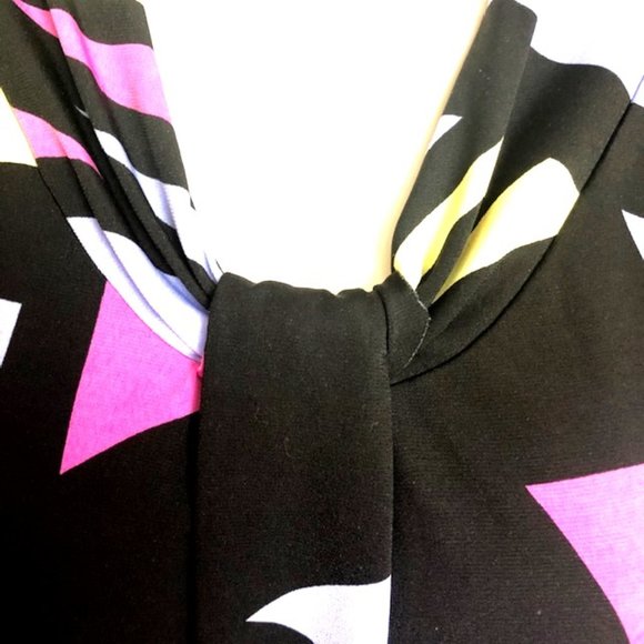 Dana Buchman Abstract Sleeveless Stretch Tank Top Blouse | Size S - Picture 7 of 10